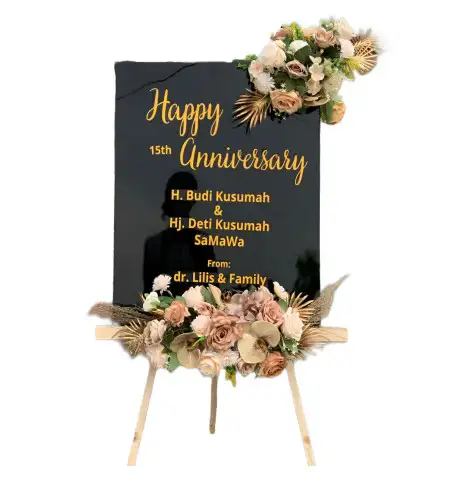 Papan Bunga Akrilik Bantai Napu